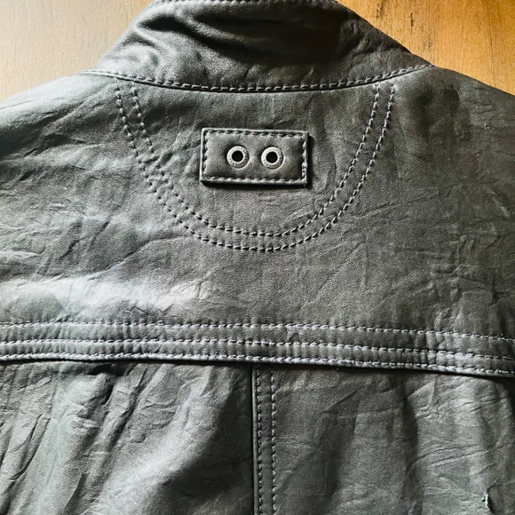 *RARE* Genuine Converse Leather Jacket - Picture 6 of 9